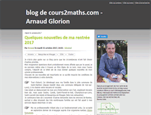 Tablet Screenshot of blog.cours2maths.com